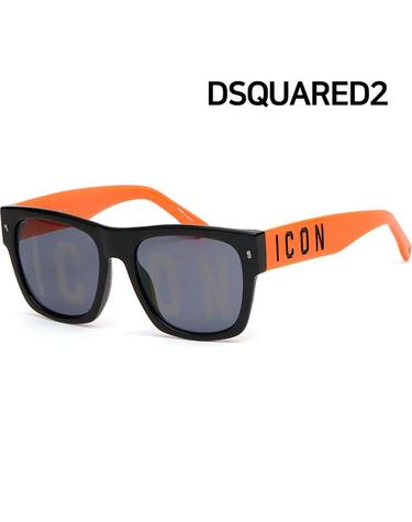 디스퀘어드2 선글라스 ICON0004S 8LZ7Y 블랙 오버핏 뿔테
