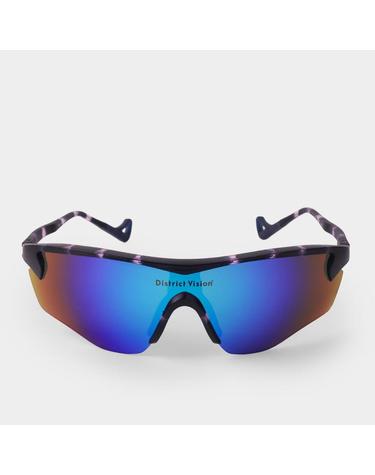 디스트릭트 비전 Junya Racer 준야 레이서 선글라스 DVG003 Navy Pink Mosaic D Blue Mirror