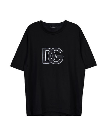 돌체앤가바나여성 DG 로고 프린트 티셔츠 G8PD7Z G7G6Q N0000