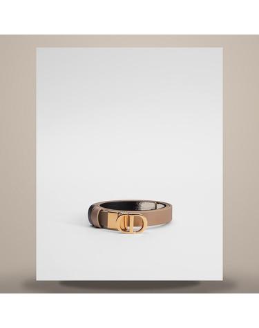 디올 30 Montaigne 리버서블 벨트 헤이즐넛 블랙 스무스 송아지 가죽 20mm B0446UWGAM87E