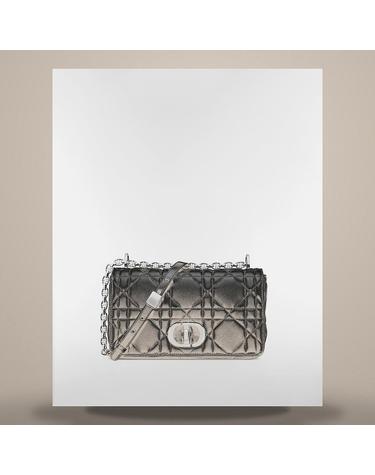 디올 Soft Dior Caro 미디엄 백 블랙 매크로까나쥬 양가죽 M9253PHPAM900