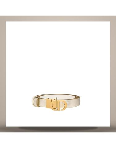 디올 30 Montaigne 리버서블 벨트 골드 톤 라떼 스무스 송아지 가죽 20mm B0446UWGBM01E