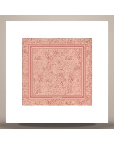 디올 Toile de Jouy Sauvage 숄 Rose des Vents 울 실크 44JOU140I170C420