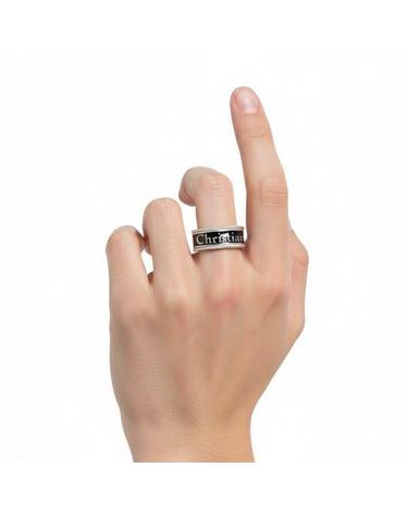 디올 Black Star 반지 R2578HOMST 992