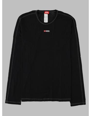 26FW 디젤 긴팔 티셔츠 A19349 0PJBB 9XX BLACK DOM