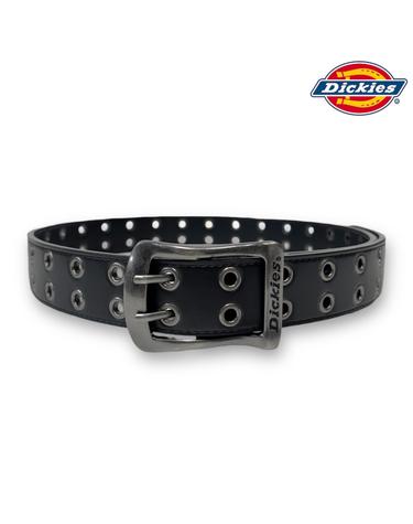 Dickies 디키즈 더블 아일렛 PU 레더 벨트 블랙 DS0126C