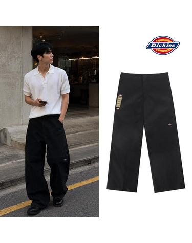 디키즈 루즈핏 더블니 워크 팬츠 D85283 블랙