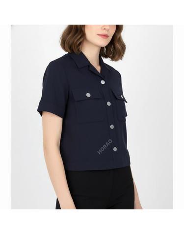 띠어리 ShortSleeve Military Shirt in Neoteric Twill O0304104 G4K 숏 슬리브 밀리터리 셔츠 인 네오트릭 트윌