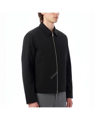 띠어리 Blouson Zip Jacket in Stretch Cotton Twill O0774411 001 블루종 지퍼 자켓 스트레치 코튼 트윌