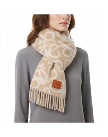 로에베 26 Alpaca Wool Blend Anagram Scarf FSF4SS1W02 2147 알파카 울 애너그램 스카프