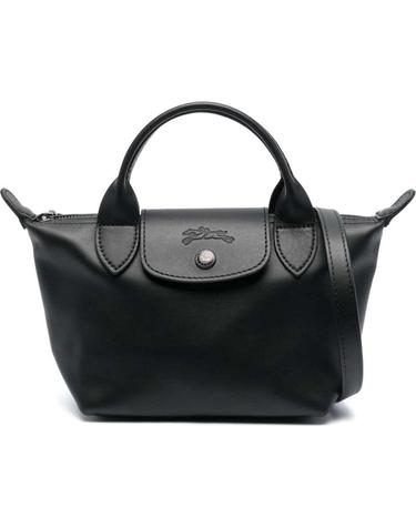 26FW 롱샴 르 플리아쥬 블랙 엑스트라 탑 XS 핸드백 L1500987 001