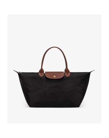 롱샴 26FW 르 플리아쥬 오리지널 L 탑 핸들백 블랙 L1626089 001