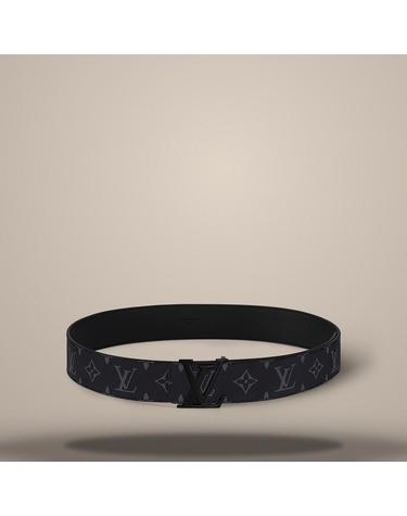 루이비통 LV 이니셜 LV Initiales 40mm 매트 블랙 벨트 블랙 M4482