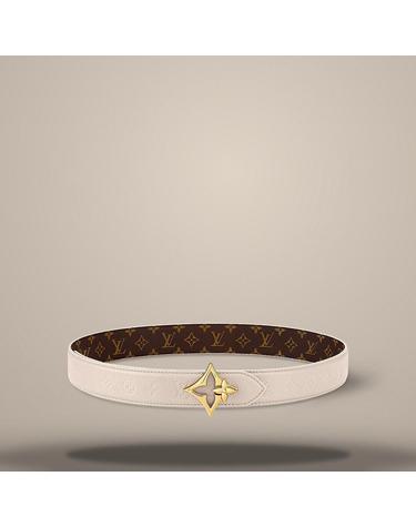 루이비통 LV 플라워그램 30mm 리버서블 벨트 너비 12인치 3cm M8687