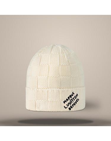 루이비통 다미에 스너그 Damier Snug 비니 오프 화이트 M92738