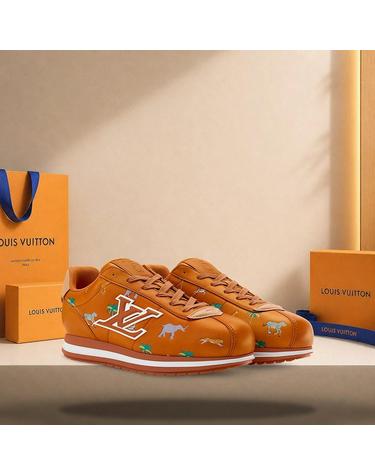 루이비통 LV x 더 다즐링 리미티드 LV 버터소프트 스니커즈 꼬냑 브라운