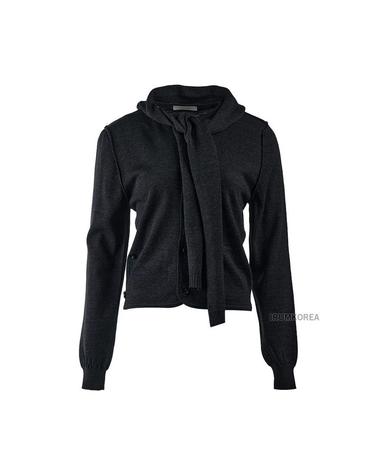 르메르FW25 여성 트위스트 스카프 가디건 TO1251 LK087 BK966
