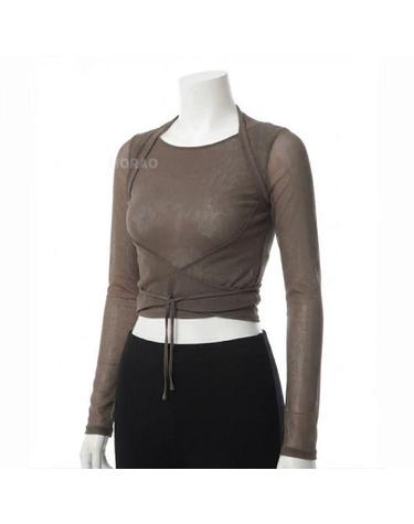 르메르 26FW Ballerina Wrap Top TS0052 LJ1070 423 발레리나 랩 탑