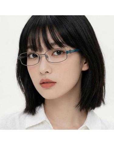 토즈 안경테 TO5019 008 실버 메탈테 명품 사각 스몰핏
