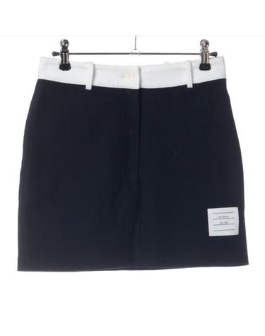 THOM BROWNE 톰브라운 테크 트윌 미니 스커트 FJK137A J0042 415