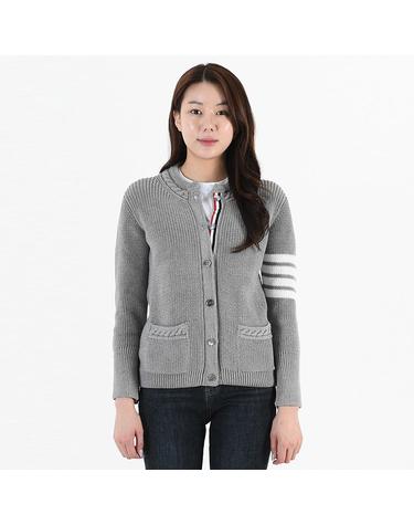 톰브라운 크루넥 여성 가디건 그레이 FKC487A Y3017 055