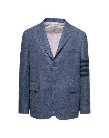 THOM BROWNE 톰브라운 도니골 트위드 4바 스트레이트 핏 스포츠 코트 MJU560A 05385 480