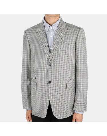 22 FW 톰브라운 남성 하운드체크 싱글 버튼 울 자켓멀티 MJC328A F0007 996