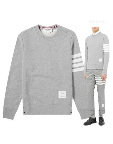SMmall 톰브라운 루프백 저지 니트 맨투맨 MJT021H 00535 068