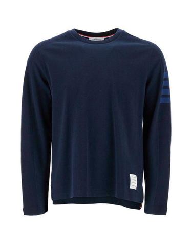THOM BROWNE 톰브라운 밀라노 코튼 4 바 티셔츠MJS245B 07323 415