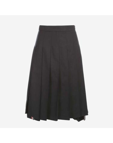 THOM BROWNE 톰브라운 26FW 트윌 빌로우 니 플리츠 스커트 FGC400V 00626 415