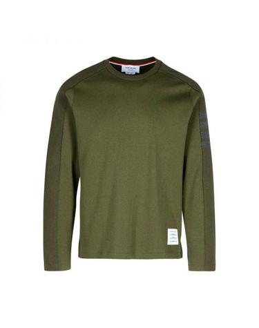THOM BROWNE 톰브라운 밀라노 코튼 4바 롱슬리브 티 MJS245A 07323 320