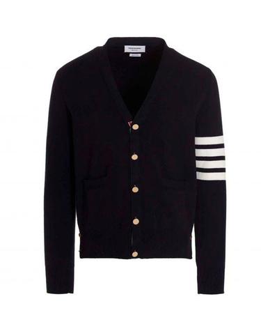 THOM BROWNE 톰브라운 26FW 코튼 밀라노 스티치 4바 브이넥 가디건 MKC171A 00219 415