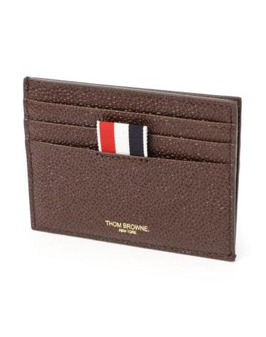 THOM BROWNE 톰브라운 26 페블 그레인 노트 컴파트먼트 싱글 카드 홀더 MAW031L 00198 205