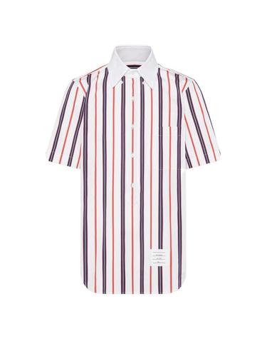 26SS 톰브라운 스트라이프 남성 반팔 셔츠 MWS331C F1152 960