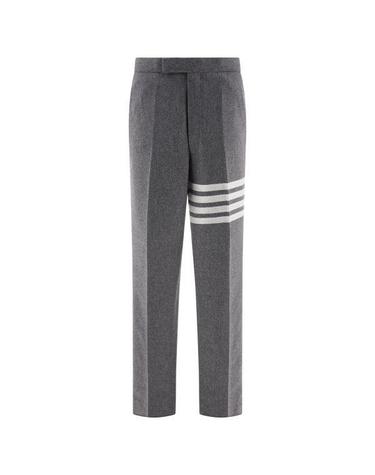 THOM BROWNE 톰브라운 플란넬 4바 로우 라이즈 백스트랩 팬츠 MTC051A F0666 035