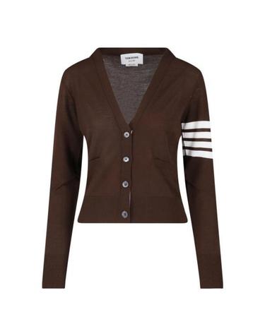 26FW 톰브라운 파인 메리노 울 4바 릴렉스 핏 가디건 FKC334A Y1014 208 DARK BROWN DOM