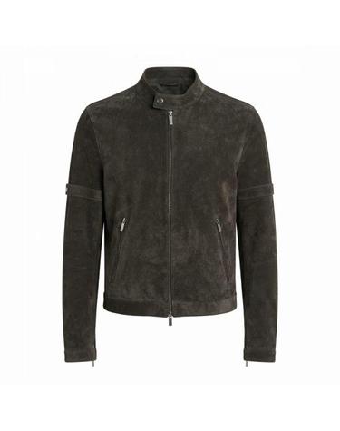 톰브라운 26FW 레더 레이서 자켓 MJO272X L0198 025 남성 가죽 라이더 자켓