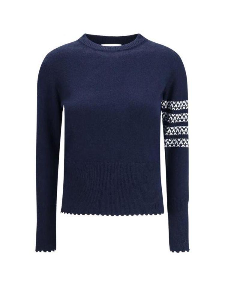 THOM BROWNE THOM BROWNE 톰브라운 26 메리노 울 홀리데이 헥터 풀오버 니트 FKA514A Y1029 415 F5YPXX<b>21168</b>