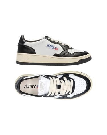 26SS 메달리스트 로우탑 스니커즈 화이트블랙 AULW WB01