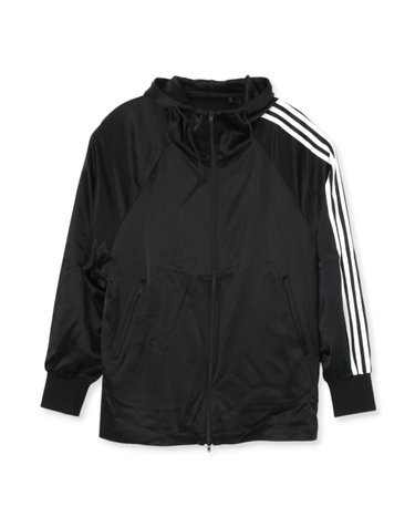 Y3 Tech Silk Zip 후드 자켓 블랙 IQ1798