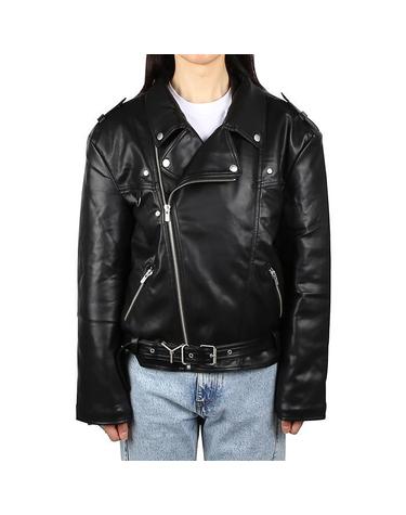 와이프로젝트 JACK95S24 BLACK 바이커 자켓