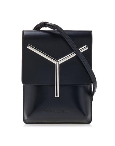 Y프로젝트남성 로고 파우치 WBAG15S24 BLACK SILVER