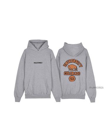 와일드 동키FW25 공용 콜로라도 후디 FC COLORADO HEATHER GREY