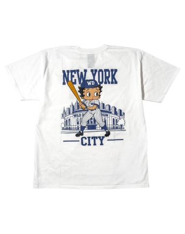 26SS 와일드동키 베티 블루 반팔티셔츠 BETTY BLUE TS03 007 WHITE