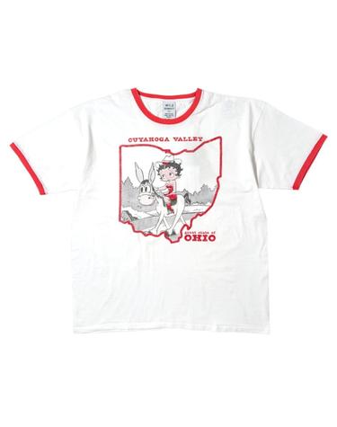 26SS 와일드동키 카야호가 반팔티셔츠 CUYAKOGA TS04 015 WHITERED