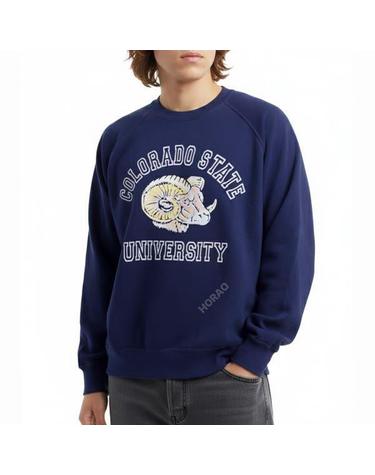 와일드동키 FRCOLORADO NAVY BLUE 그래픽 프린팅 스웨트셔츠