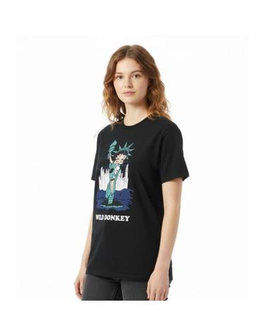 와일드동키 26 BETTY LIBERTY TSHIRT BLACK 베티 리버티 티셔츠