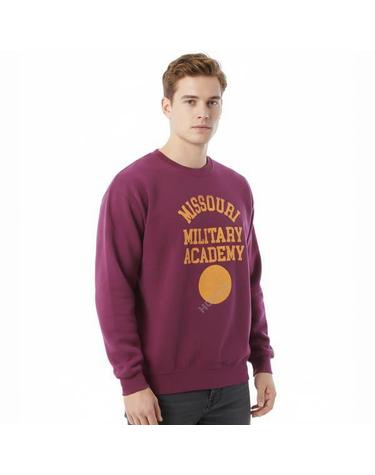 와일드동키 FGMISSOURI BURGUNDY 그래픽 프린팅 스웨트셔츠