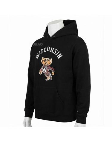 와일드동키 26FW WISCONSIN Hoodie BLACK 위스콘신 후드티