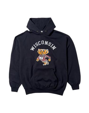 26FW 와일드동키 위스콘신 후디 WISCONSIN HOODIE FC01 021 BLACK